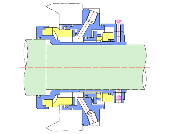 渣漿泵用雙端面機(jī)械密封